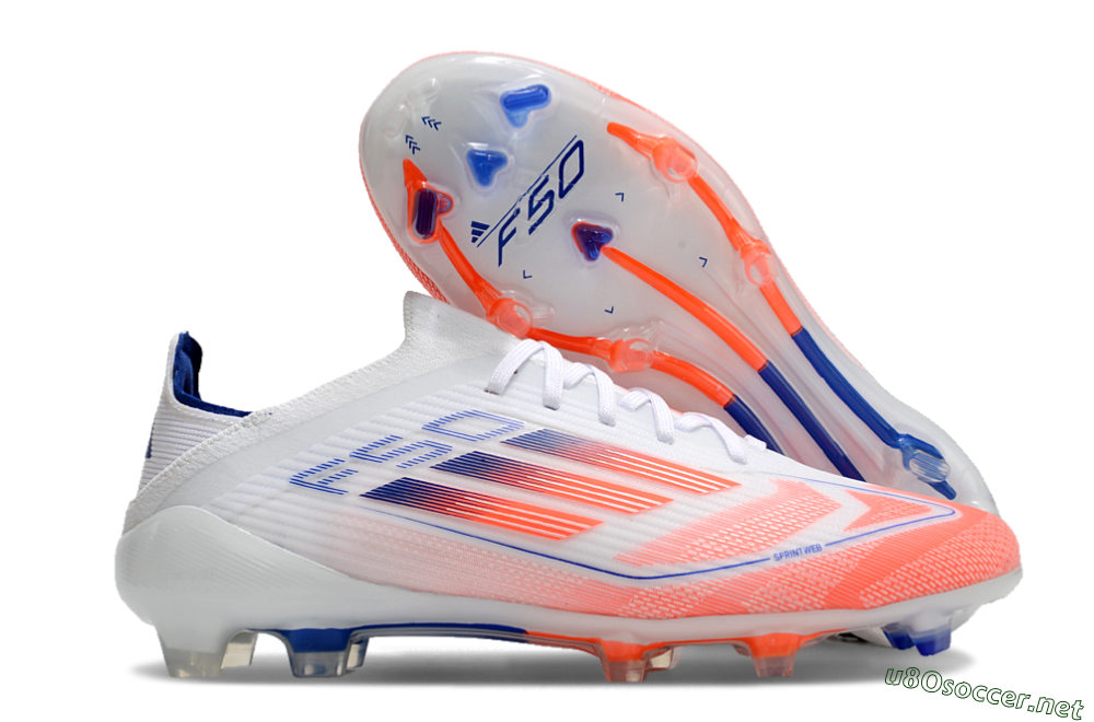 Unisex Adidas F50 Elite Football Boots - Pink/White/Blue 2