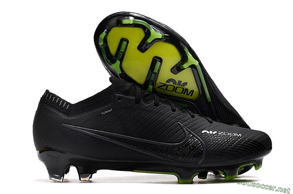 Women's Nike Air Zoom Mercurial Vapor 15 Elite FG Football Boots - Black/White/Yellow 2