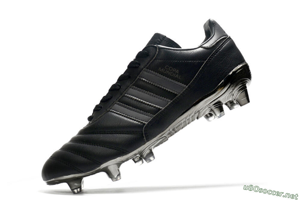 Men's Adidas Copa Mundial 21 FG Football Boots - Black/Silver 5