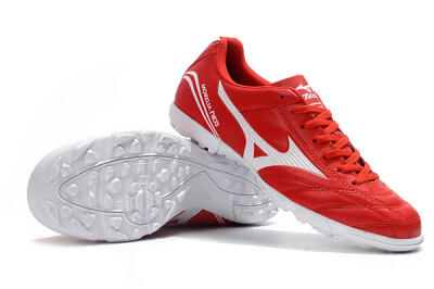 Men's Mizuno Morelia Neo TF Football Shoes - Red/White