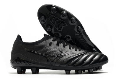 Men's Mizuno Morelia Neo 3 FG Football Boots - Black/Black