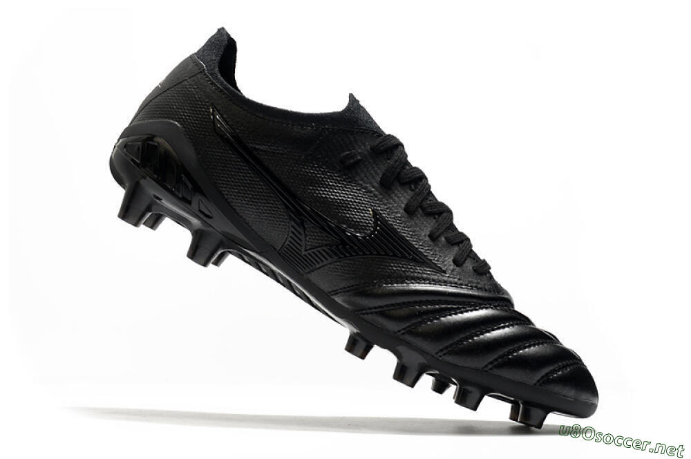 Men's Mizuno Morelia Neo 3 FG Football Boots - Black/Black 4