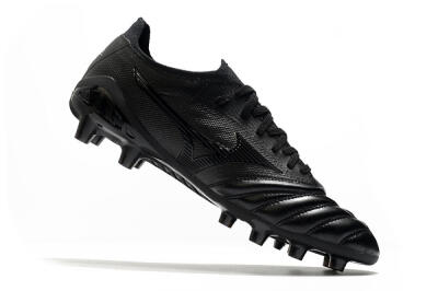 Men's Mizuno Morelia Neo 3 FG Football Boots - Black/Black