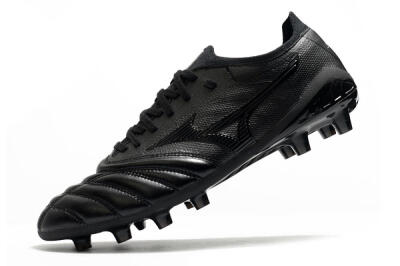 Men's Mizuno Morelia Neo 3 FG Football Boots - Black/Black