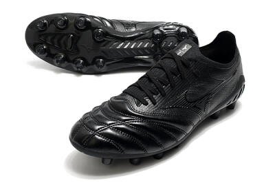 Men's Mizuno Morelia Neo 3 FG Football Boots - Black/Black