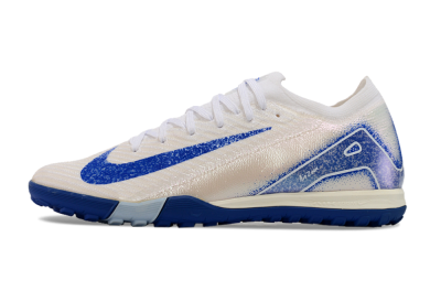 Unisex Nike Air Zoom Mercurial Vapor 16 Elite TF Football Shoes - White/Blue