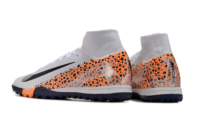 Unisex Nike Mercurial Superfly 10 Elite TF Football Boots - White/Black/Orange
