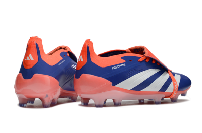 Unisex Adidas Predator Elite Foldover Tongue FG Football Boots - Blue/White/Orange