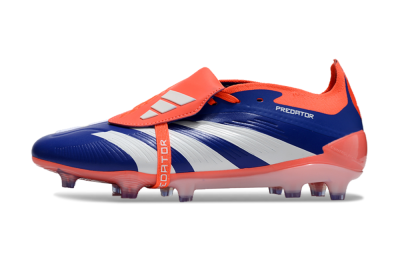 Unisex Adidas Predator Elite Foldover Tongue FG Football Boots - Blue/White/Orange