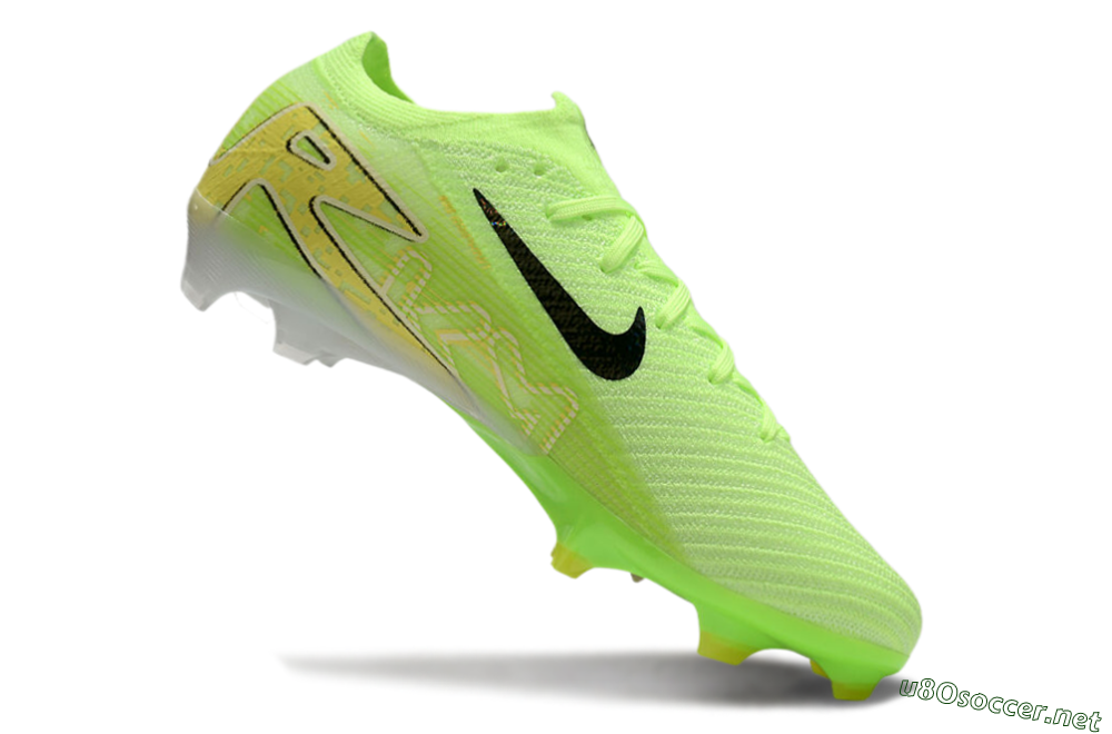 Unisex Nike Air Zoom Mercurial Vapor 16 Elite FG Football Boots - Green/Black/Yellow 4