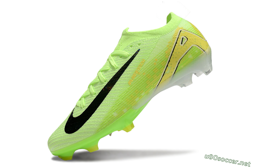 Unisex Nike Air Zoom Mercurial Vapor 16 Elite FG Football Boots - Green/Black/Yellow 5