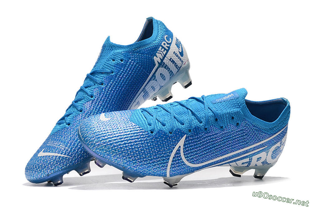 Men's Nike Mercurial Vapor 13 Elite FG Football Boots - Blue/White 6