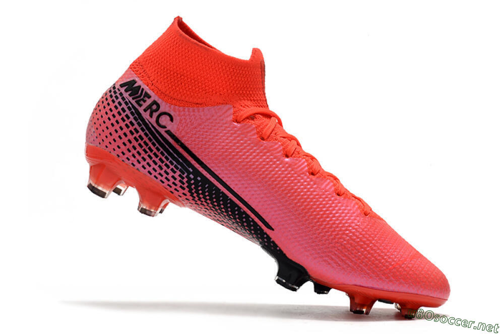 Men's Nike Mercurial Superfly 7 Elite FG Football Boots - Red/Black 7