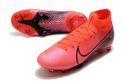 Men's Nike Mercurial Superfly 7 Elite FG Football Boots - Red/Black