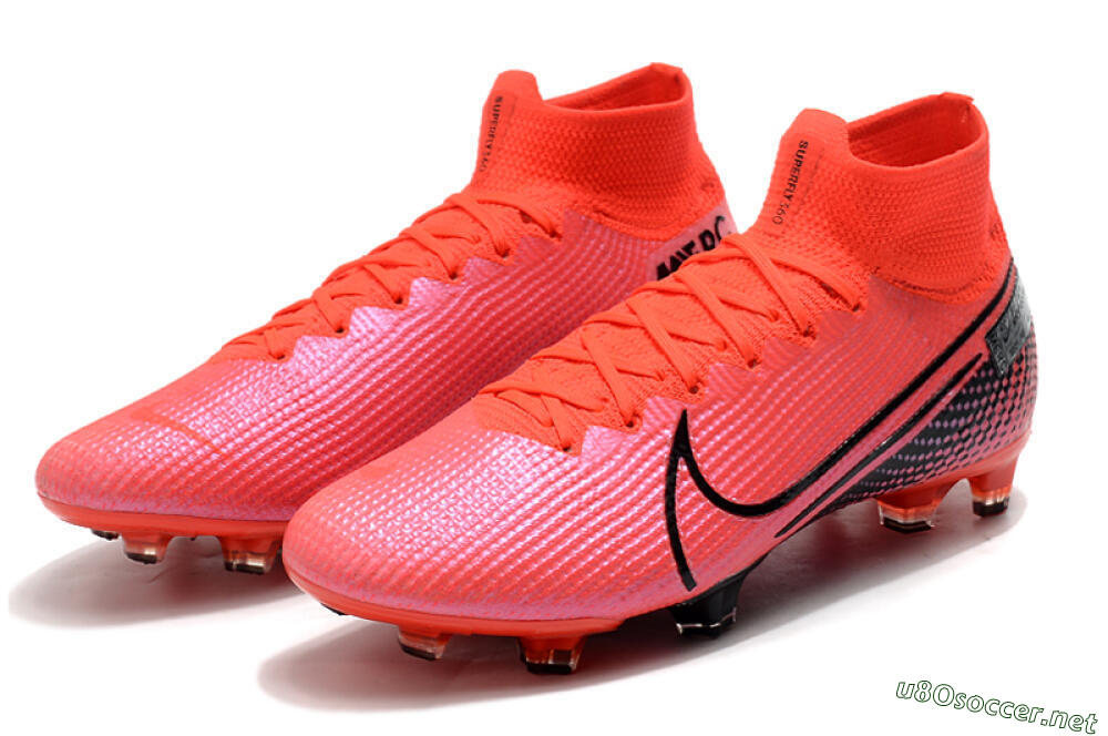 Men's Nike Mercurial Superfly 7 Elite FG Football Boots - Red/Black 5