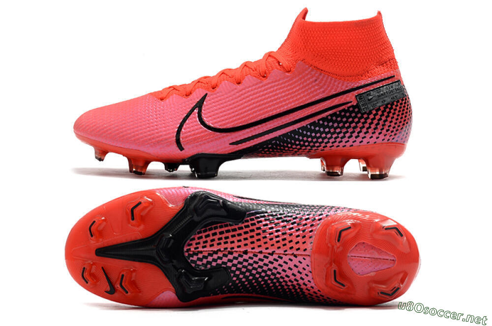 Men's Nike Mercurial Superfly 7 Elite FG Football Boots - Red/Black 1