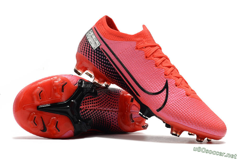 Men's Nike Mercurial Vapor 13 Elite FG Football Boots - Red/Black 4