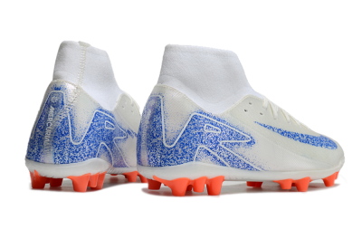 Men's Nike Mercurial Superfly 10 Academy FG Football Boots - White/Blue/Orange