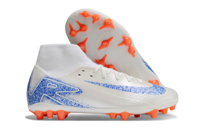Men's Nike Mercurial Superfly 10 Academy FG Football Boots - White/Blue/Orange