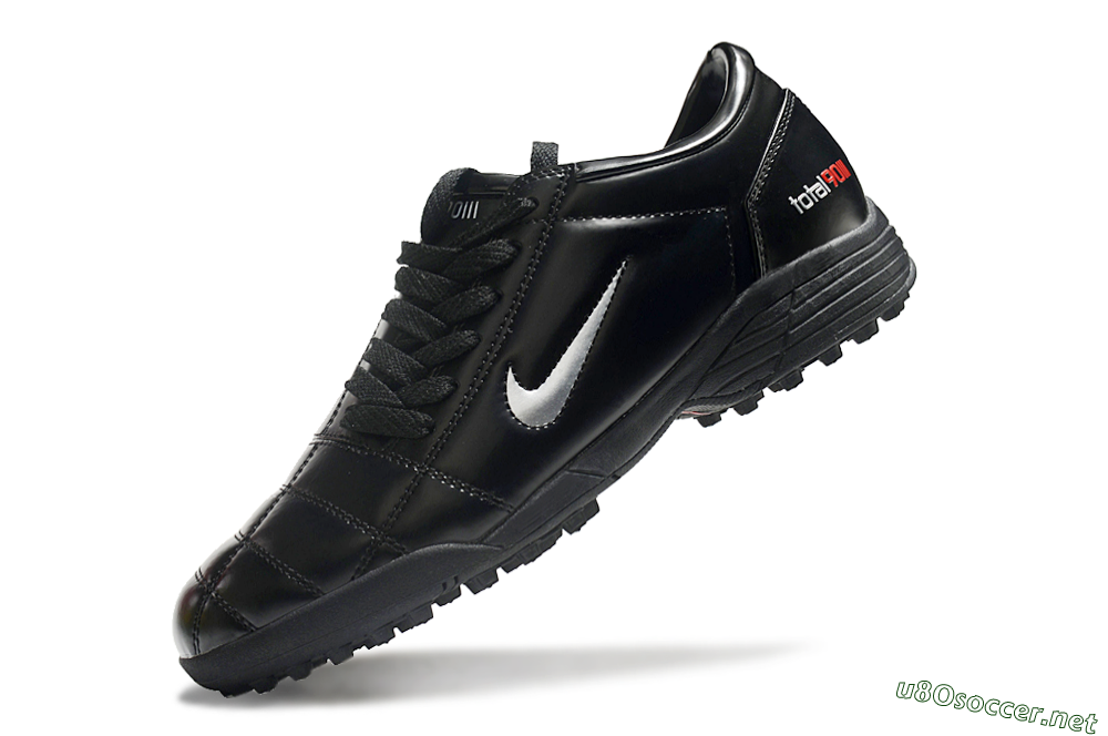 Men's Nike Total 90 II TF Football Shoes - Black/White/Red 5