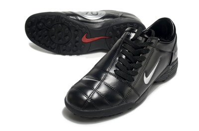 Men's Nike Total 90 II TF Football Shoes - Black/White/Red