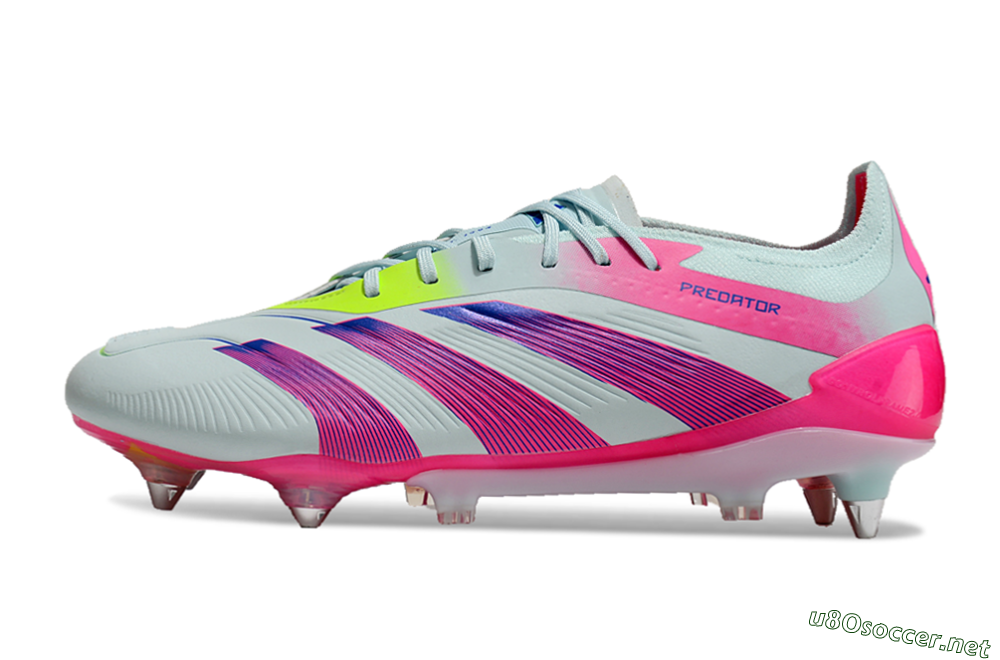 Men's Adidas Predator Elite 24 SG Football Boots - Jade/Pink/Blue 0