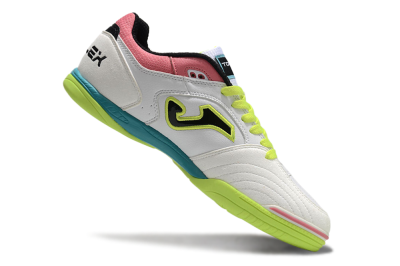 Men's Joma Top Flex 920 IC Football Shoes - White/Yellow/Blue