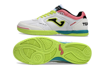 Men's Joma Top Flex 920 IC Football Shoes - White/Yellow/Blue
