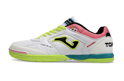 Men's Joma Top Flex 920 IC Football Shoes - White/Yellow/Blue