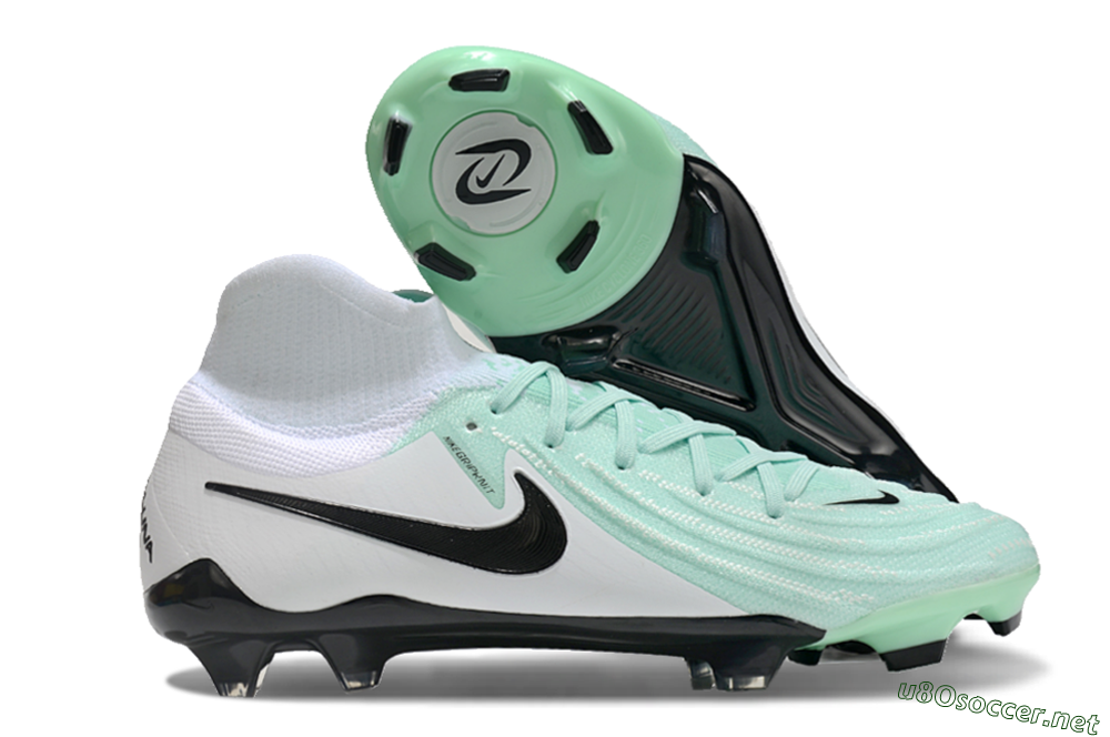 Men's Nike Phantom Luna Elite FG Football Boots - Green/White/Black 2