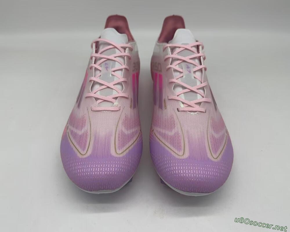 Men's Adidas F50 Elite FG Football Boots - Purple/White/Pink