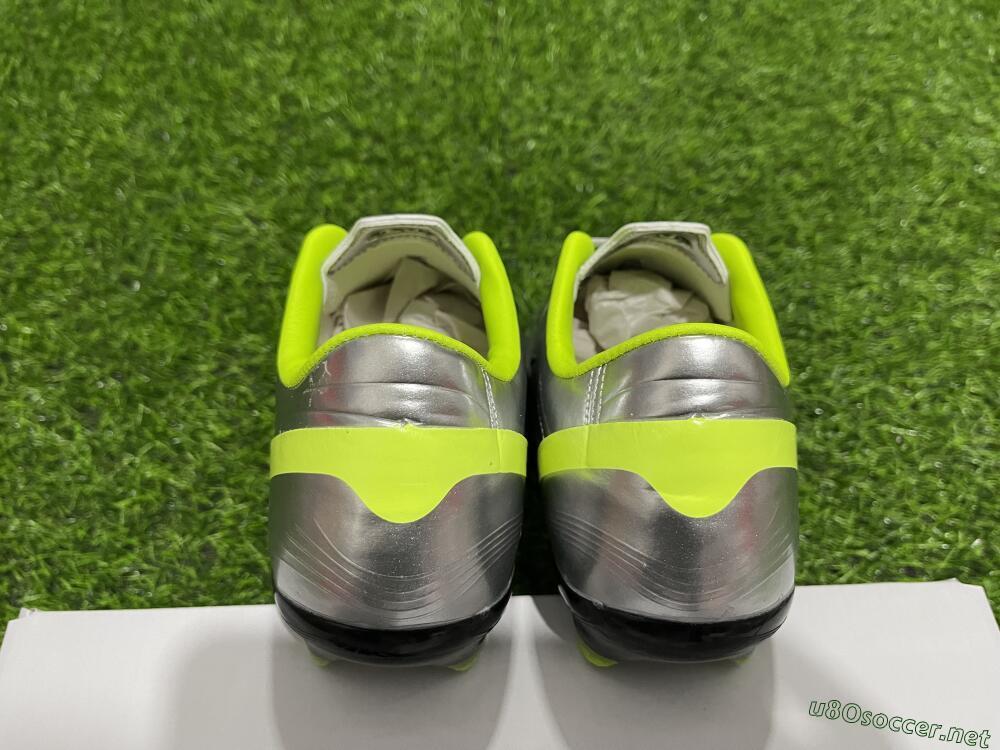 Men's Ronaldo X Nike R9 Mercurial Vapor 3 FG Football Boots - Silver/Black/Yellow 2