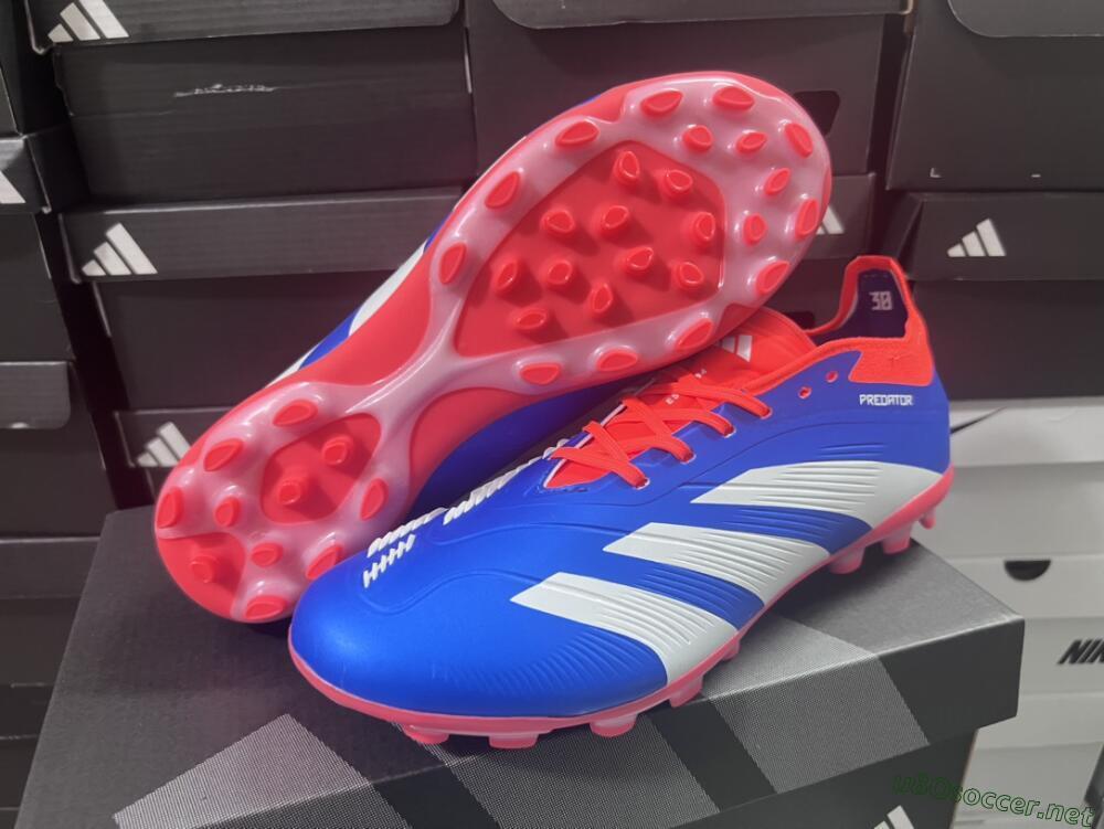 Unisex Adidas Predator Elite 24 MG Football Boots - Blue/White/Red