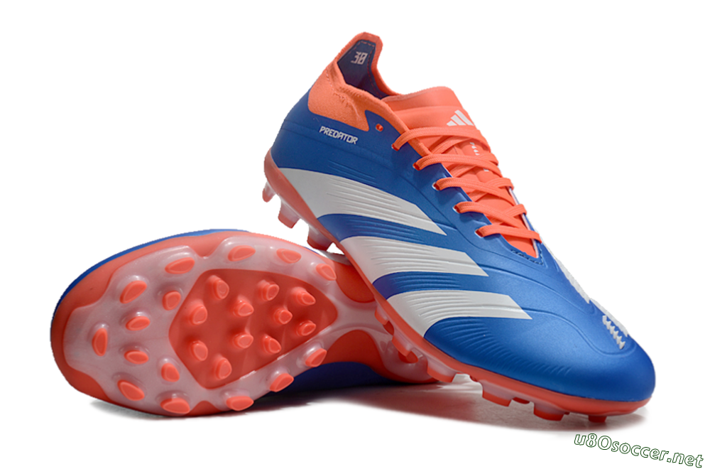 Unisex Adidas Predator Elite 24 MG Football Boots - Blue/White/Red 3