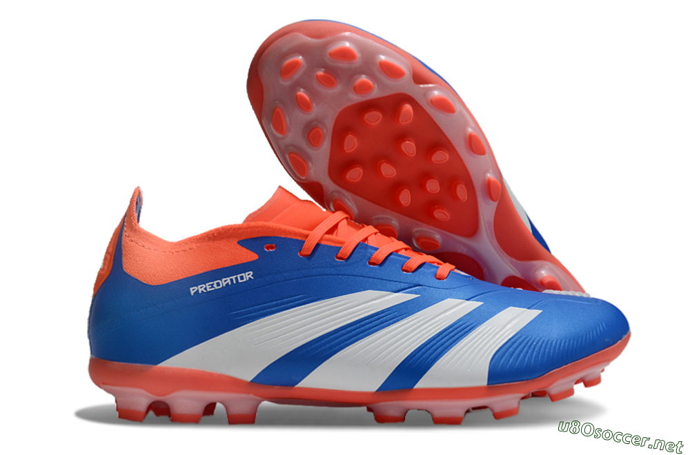 Unisex Adidas Predator Elite 24 MG Football Boots - Blue/White/Red 2