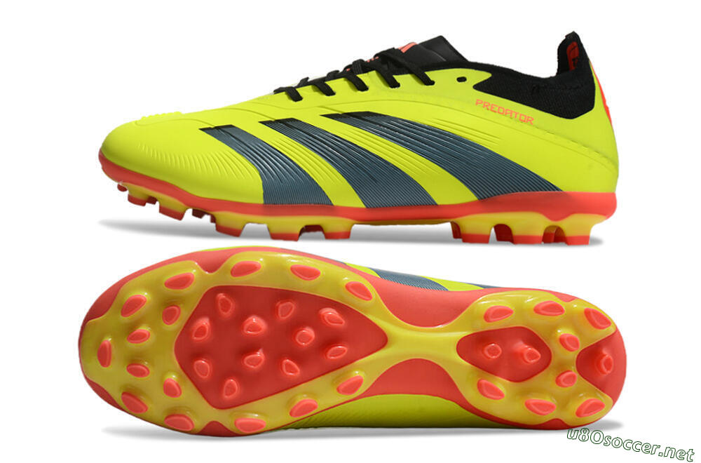 Unisex Adidas Predator Elite 24 MG Football Boots - Yellow/Black/Red 1
