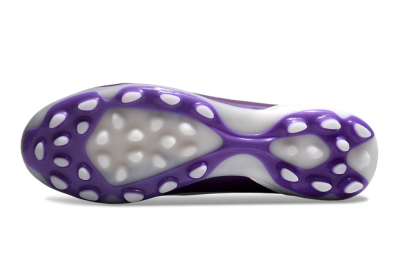 Unisex Messi x Adidas F50 Elite MG Football Boots - White/Black/Purple