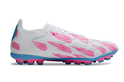 Unisex Adidas Predator Elite 24 MG Football Boots - White/Blue/Pink