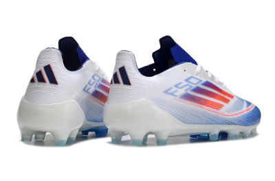 Men's Adidas F50 Elite AG Football Boots - White/Blue/Red