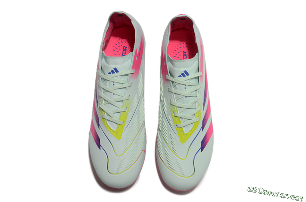 Unisex Adidas Predator Elite 24 MG Football Boots - Jade/Purple/Pink 4