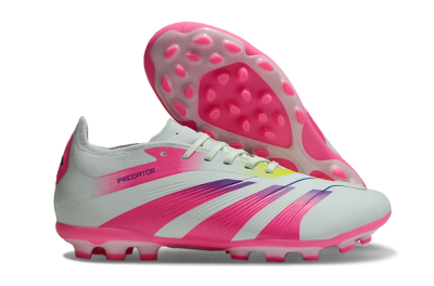 Unisex Adidas Predator Elite 24 MG Football Boots - Jade/Purple/Pink
