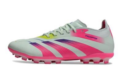 Unisex Adidas Predator Elite 24 MG Football Boots - Jade/Purple/Pink