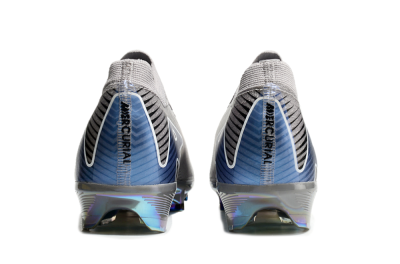 Unisex Nike Air Zoom Mercurial Vapor 16 Elite FG Football Boots - Grey/Black/Blue