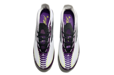 Unisex Messi x Adidas F50 Elite FG Football Boots - White/Black/Purple