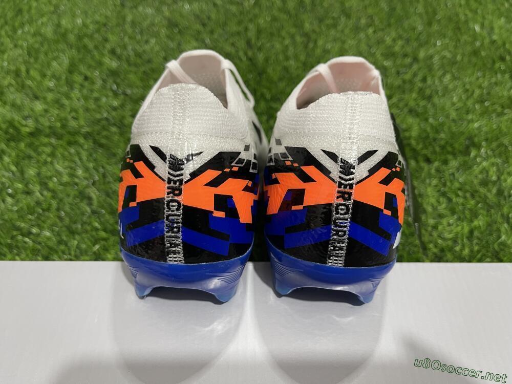 Unisex Nike Air Zoom Mercurial Vapor 16 Elite FG Football Boots - White/Black/Blue/Orange