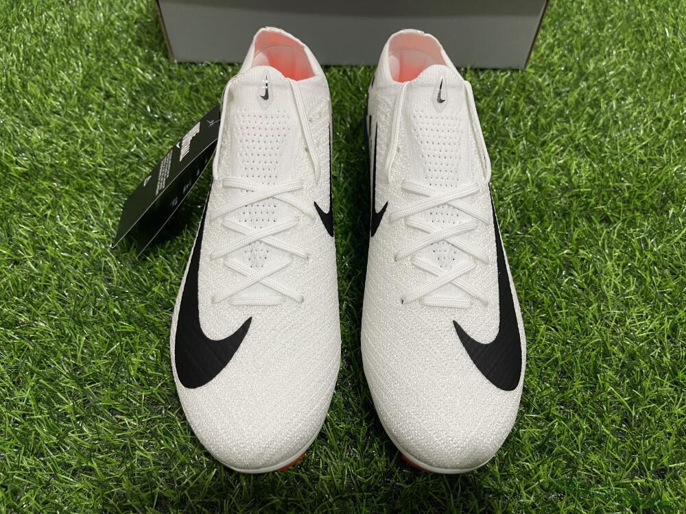 Unisex Nike Air Zoom Mercurial Vapor 16 Elite FG Football Boots - White/Black/Blue/Orange