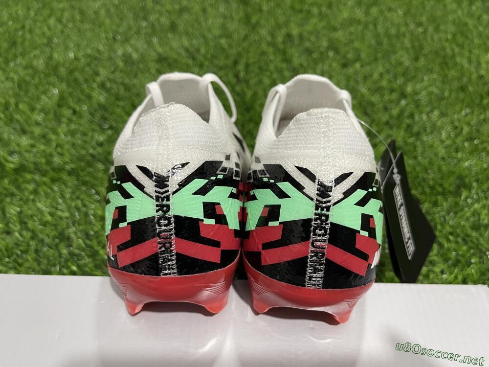 Unisex Nike Air Zoom Mercurial Vapor 16 Elite FG Football Boots - White/Black/Pink/Green