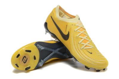 Men's Nike Phantom Luna Elite FG Football Boots - Yellow/White/Black