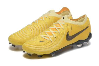 Men's Nike Phantom Luna Elite FG Football Boots - Yellow/White/Black