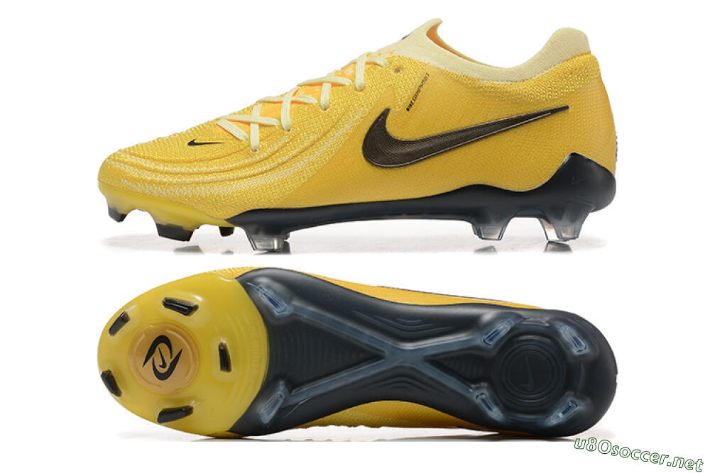 Men's Nike Phantom Luna Elite FG Football Boots - Yellow/White/Black 1